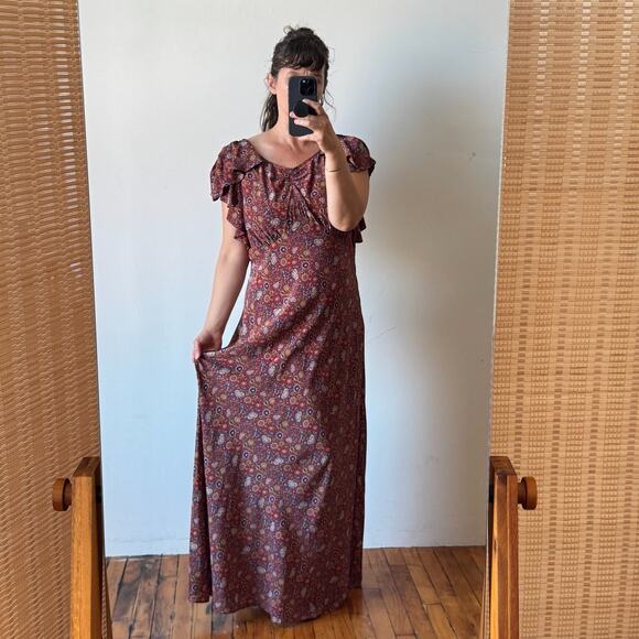 NWT DÔEN Beatriz Dress in Rouge Riviera Medallion - Picture 1 of 11